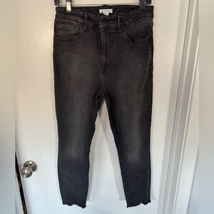 Good American Jeans with Raw Hem